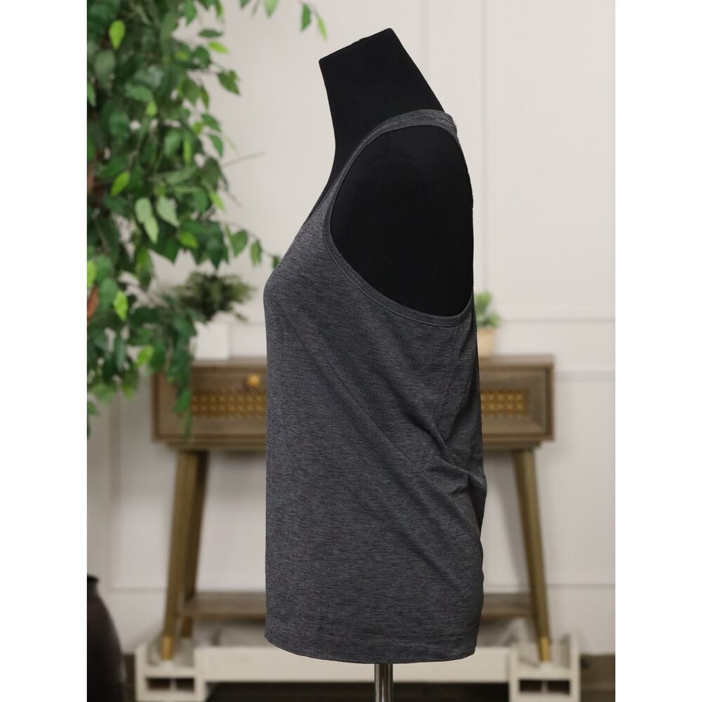 Lululemon Swiftly Tech Racerback Tank Dark Gray Size 10 Athletic Workout Top - Picture 6 of 9
